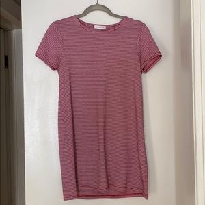 Socialite striped t-shirt dress, size small